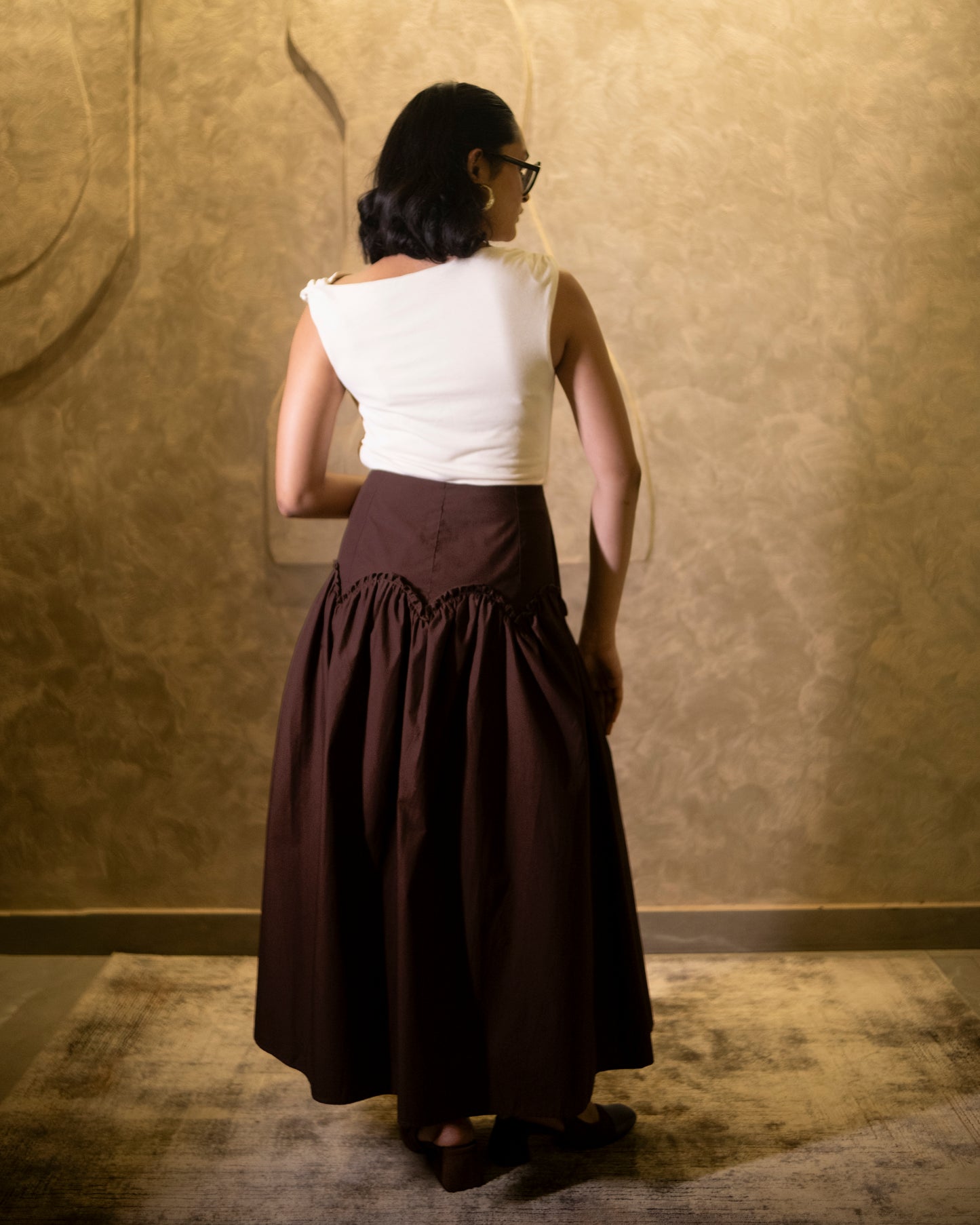 Noon Scallop Skirt
